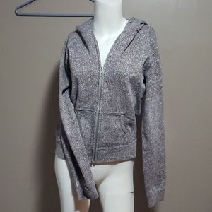 Billabong Zipper Hoodie Gray Sz M
